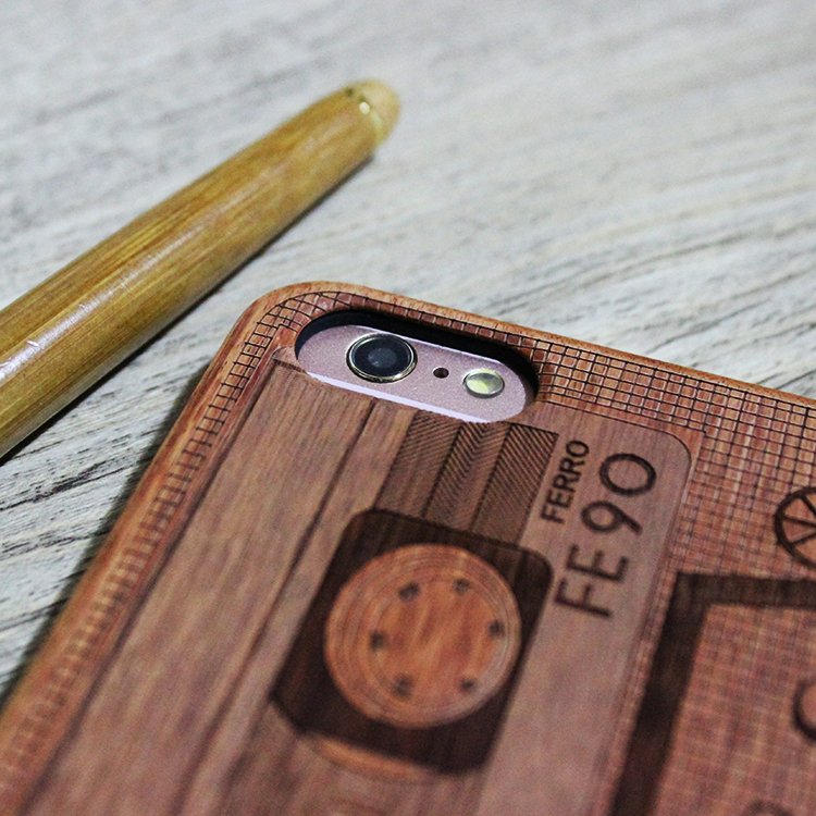 Wood Cassette iPhone Case