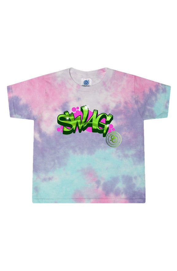 Tie-Dye Eternity Ladies Cropped T-Shirt “Swag”