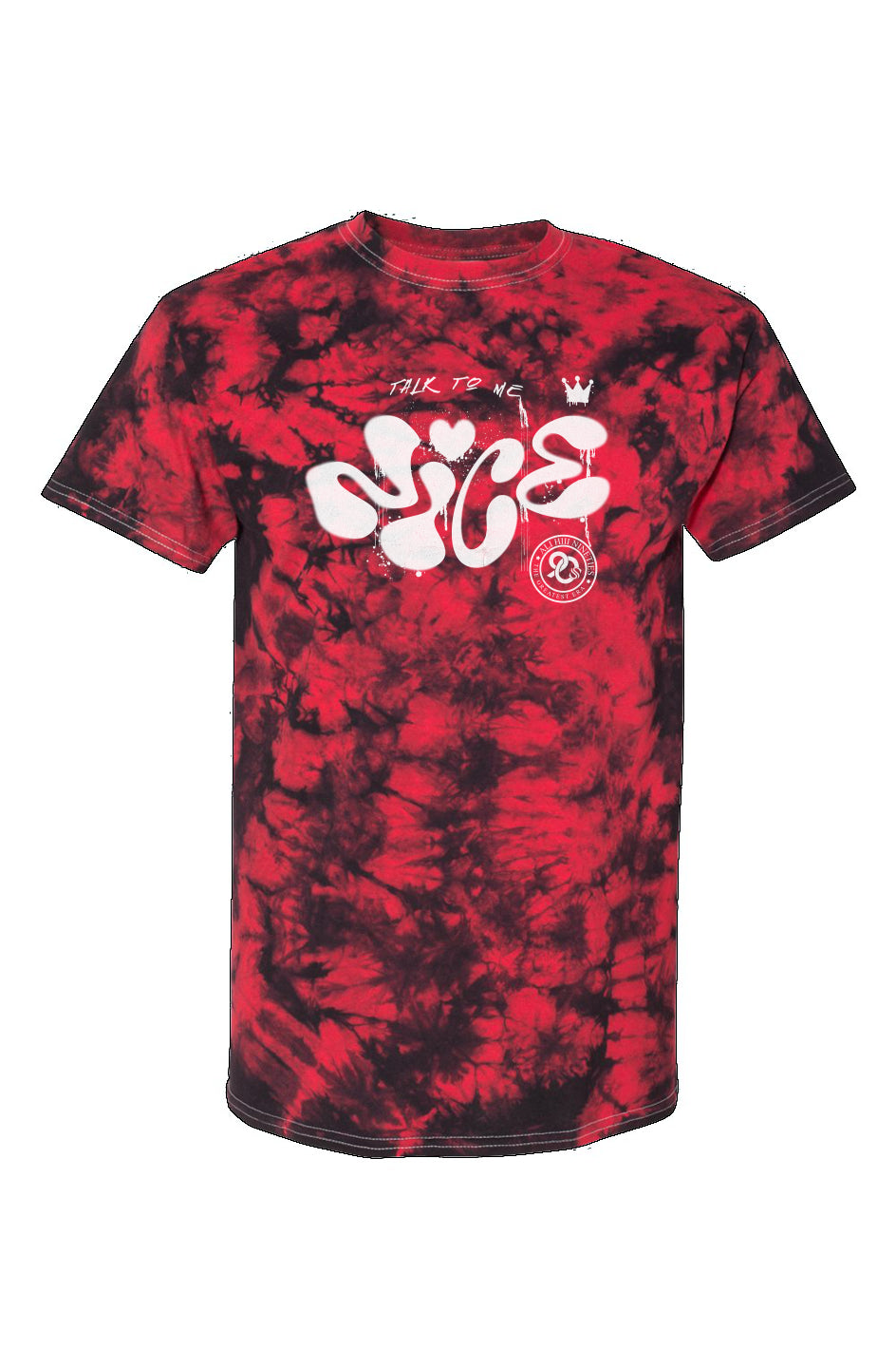 Purple Crystal Tie-Dye Tee