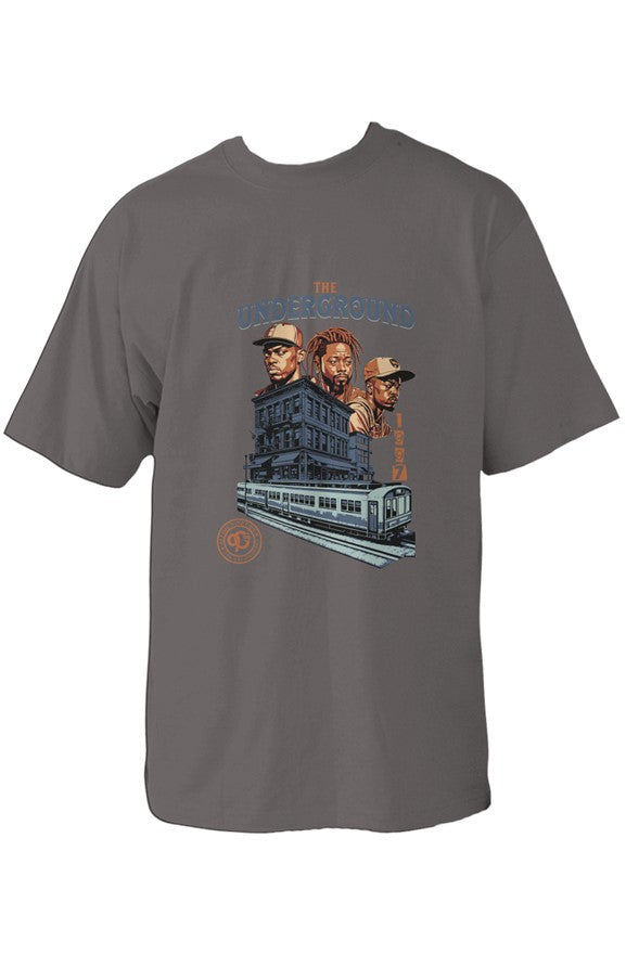 Oversized Heavyweight T Shirt “The Underground”