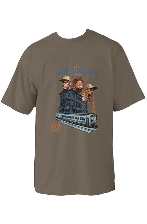 Oversized Heavyweight T Shirt “The Underground”