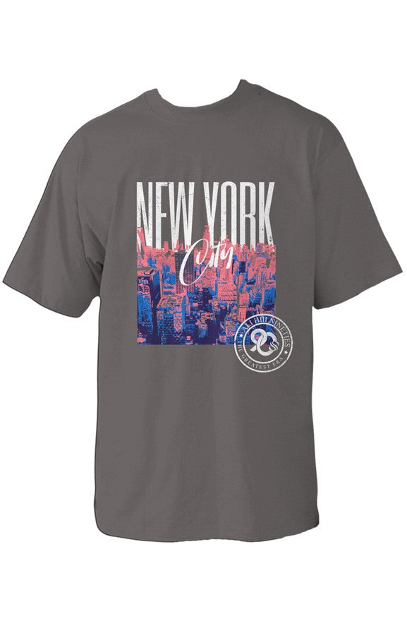 Oversized Heavyweight T Shirt “NYC”