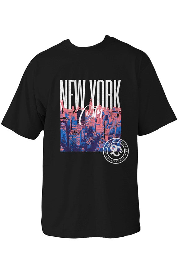 Oversized Heavyweight T Shirt “NYC”