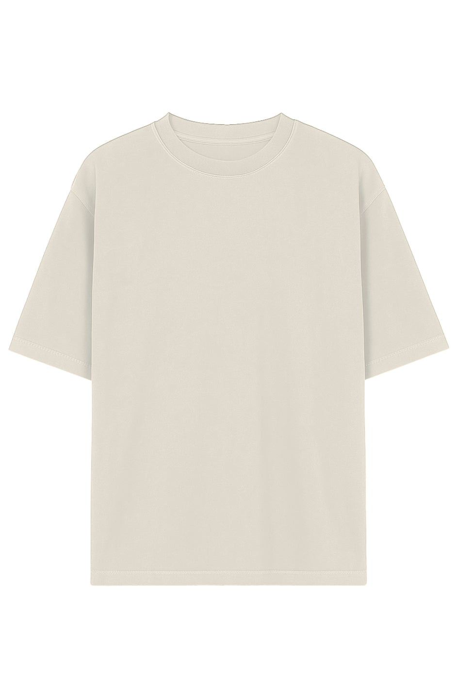 Garment-Dyed Drop-Shoulder Tee "Blanks"