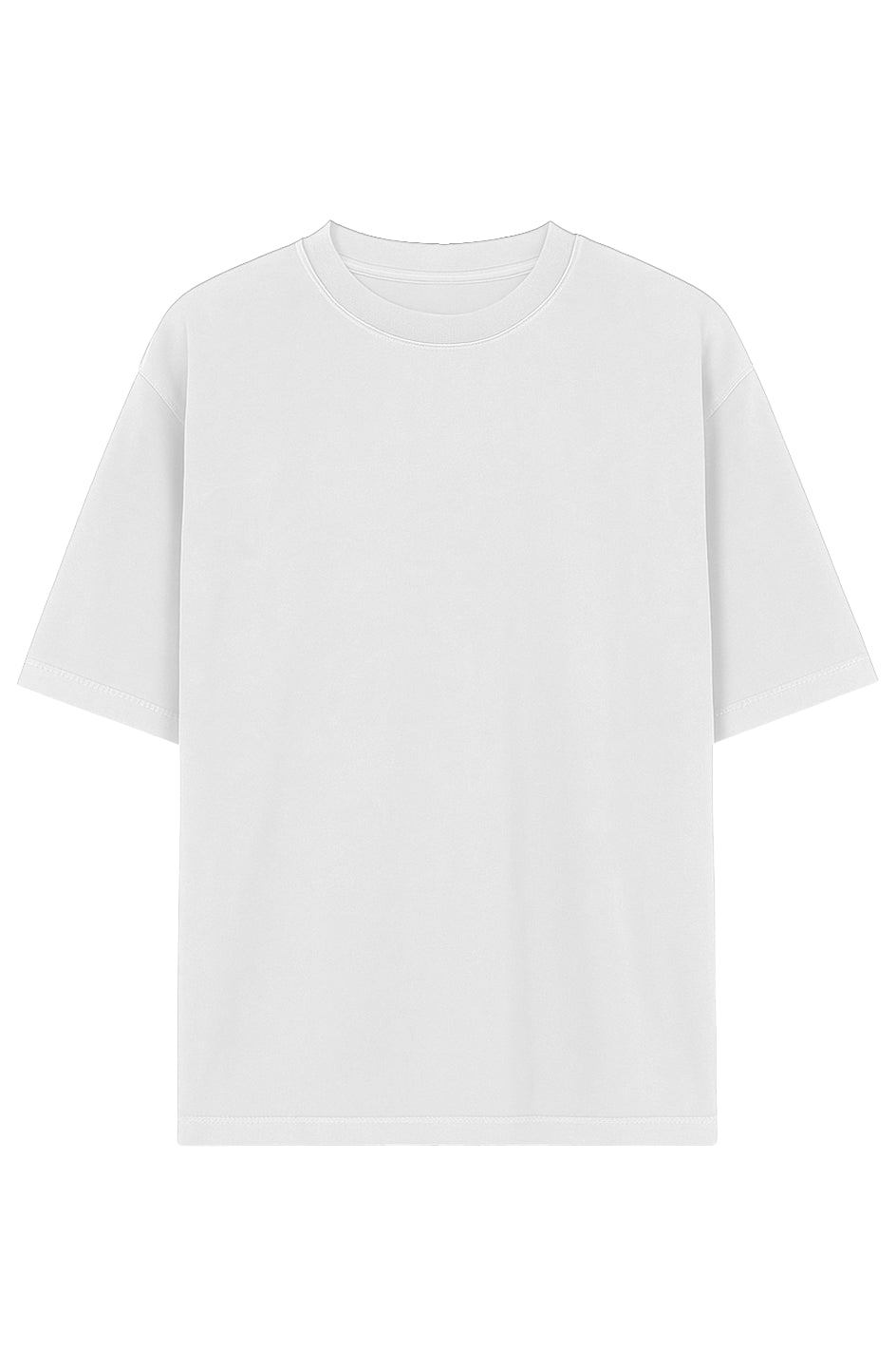 Garment-Dyed Drop-Shoulder Tee "Blanks"