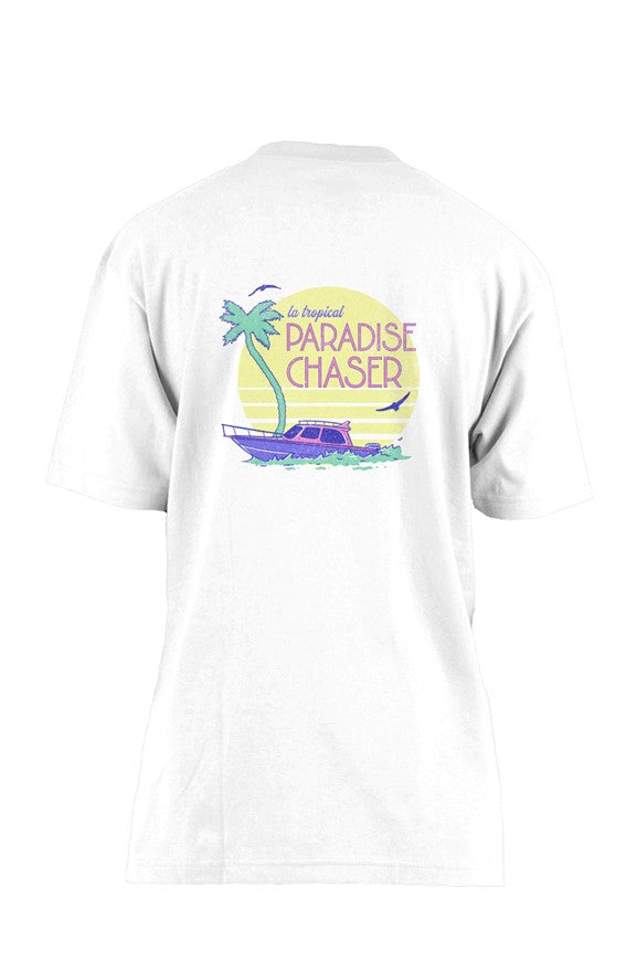 Oversized Heavyweight T Shirt "PARADISE CHASER"