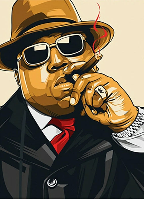 West Coast Rappers BIG Biggie Tupac Famous Hip Hop Singer Diamond