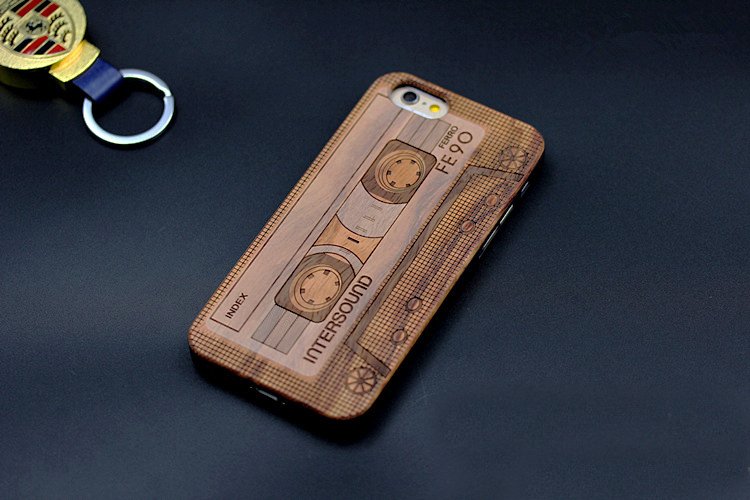 Wood Cassette iPhone Case