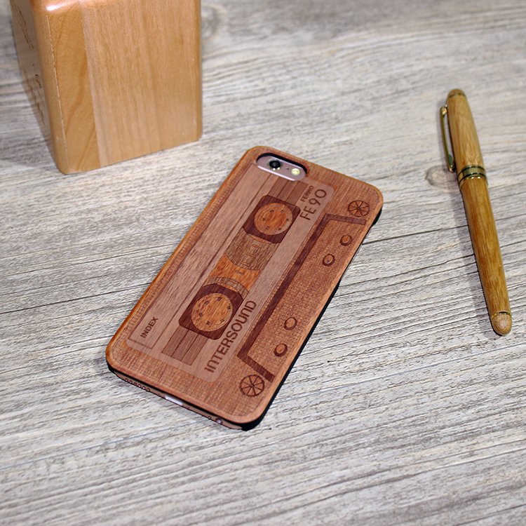 Wood Cassette iPhone Case
