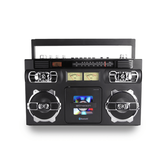 Emerson Retro Portable CD Boombox w Programmable Memory and LED Digita