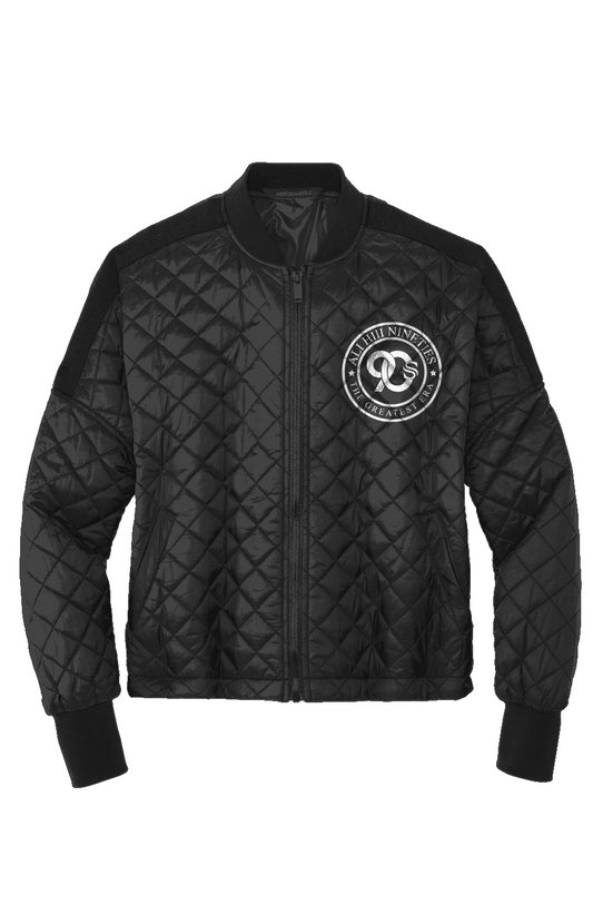 Womens Boxy Quilted Jacket