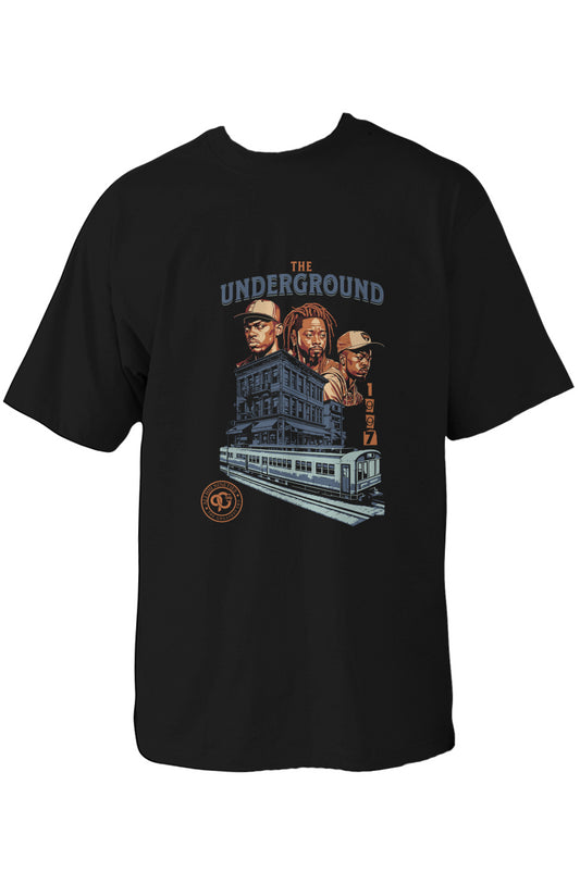 Oversized Heavyweight T Shirt &amp;quot;The Underground&amp;quot;