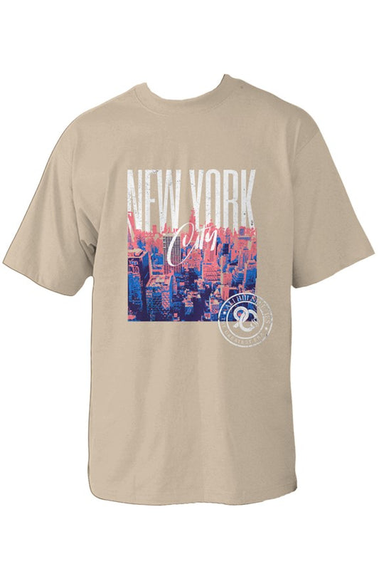 Oversized Heavyweight T Shirt &amp;quot;NYC&amp;quot;