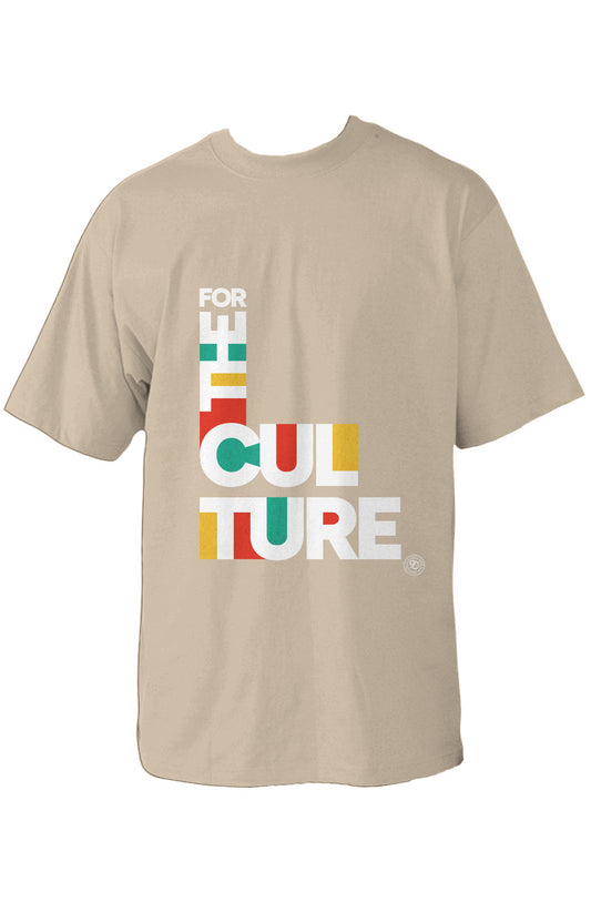 Oversized Heavyweight T Shirt "For The Culture"