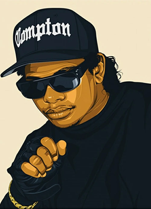 West Coast Rappers BIG Biggie Tupac Famous Hip Hop Singer Diamond