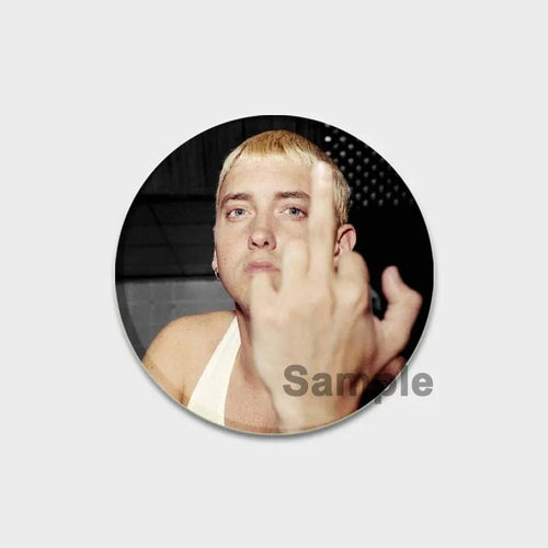 58mm Hip-Hop Rapper Eminem Icons Pins Cosplay Singer Badge Brooches