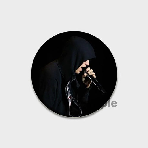 58mm Hip-Hop Rapper Eminem Icons Pins Cosplay Singer Badge Brooches