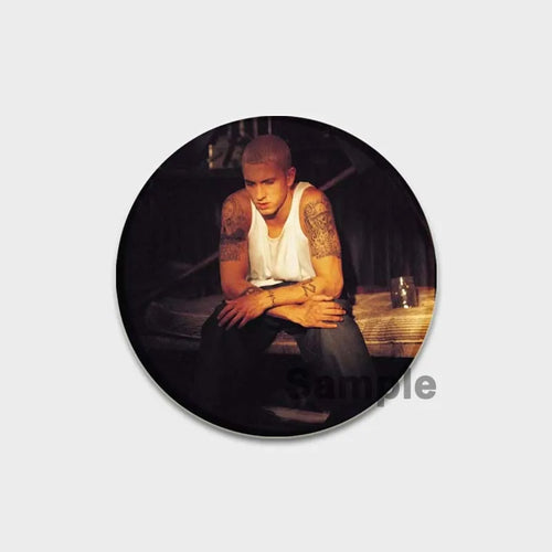 58mm Hip-Hop Rapper Eminem Icons Pins Cosplay Singer Badge Brooches