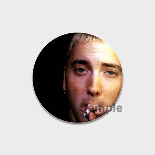 58mm Hip-Hop Rapper Eminem Icons Pins Cosplay Singer Badge Brooches