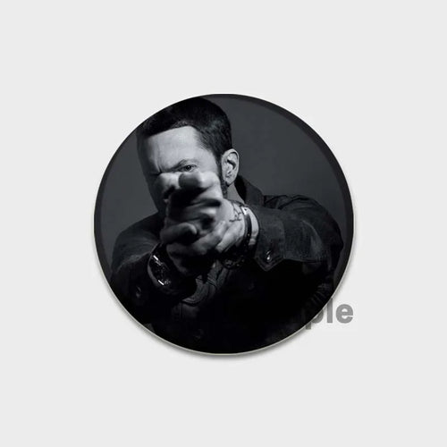 58mm Hip-Hop Rapper Eminem Icons Pins Cosplay Singer Badge Brooches