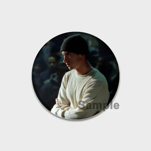 58mm Hip-Hop Rapper Eminem Icons Pins Cosplay Singer Badge Brooches