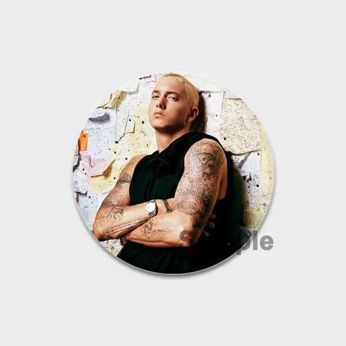 58mm Hip-Hop Rapper Eminem Icons Pins Cosplay Singer Badge Brooches