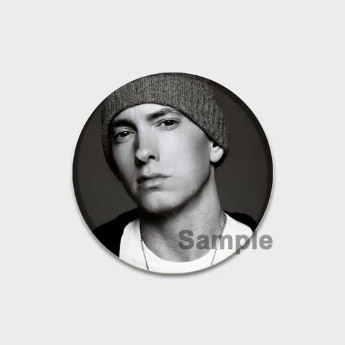 58mm Hip-Hop Rapper Eminem Icons Pins Cosplay Singer Badge Brooches