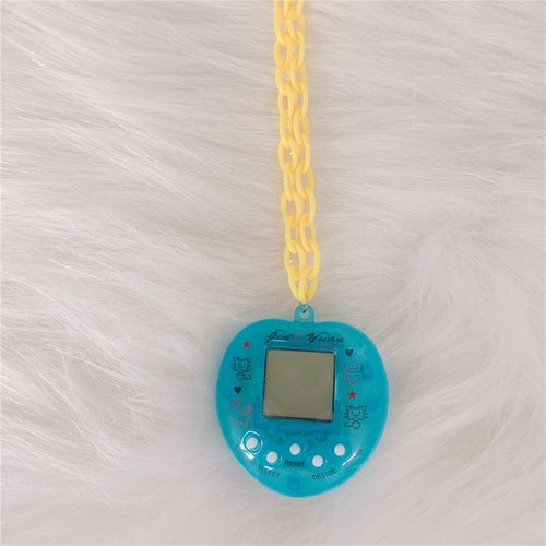 Y2k Electronic Pet Game Machine Pendant Necklace For Women Acrylic