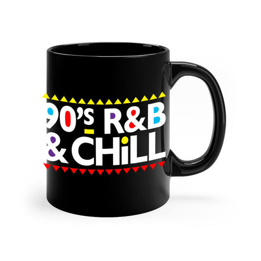 90s rnb and chill 279#- black words - phrases-Mug / Coffee Cup