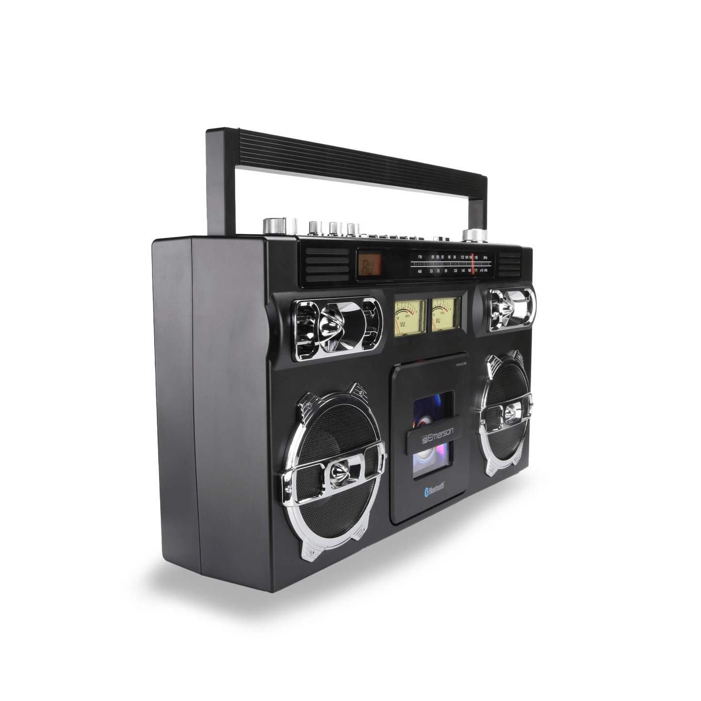 Emerson Retro Portable CD Boombox w Programmable Memory and LED Digita